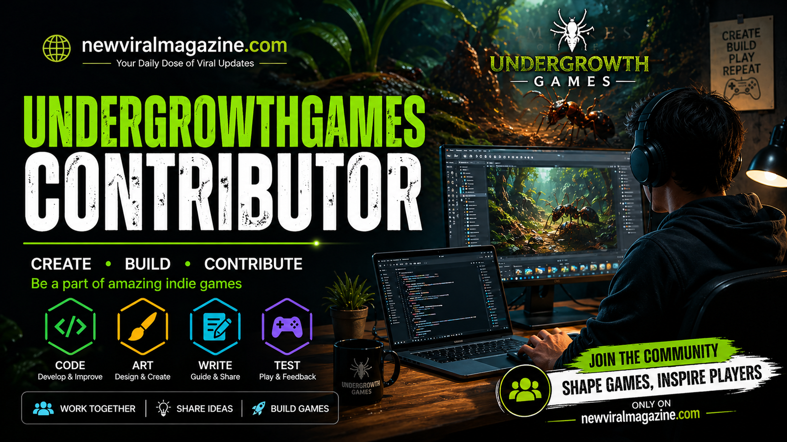 UndergrowthGames Contributor: A Complete Guide to Joining, Creating, and Succeeding