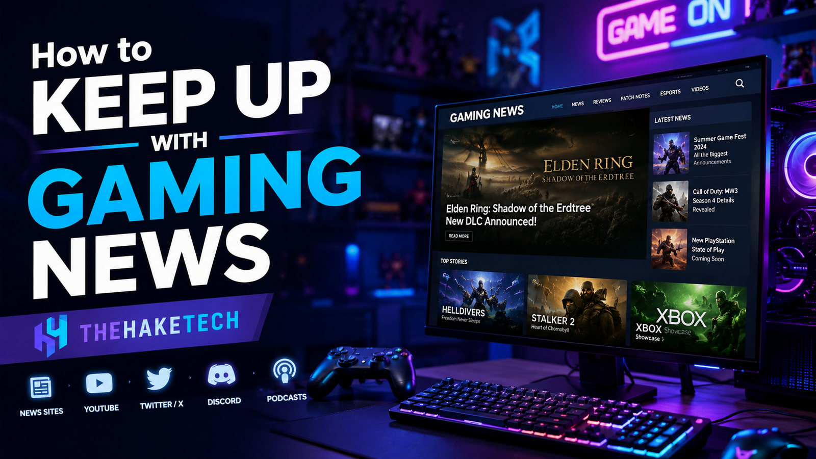 How to Keep Up With Gaming News TheHakeTech in 2026